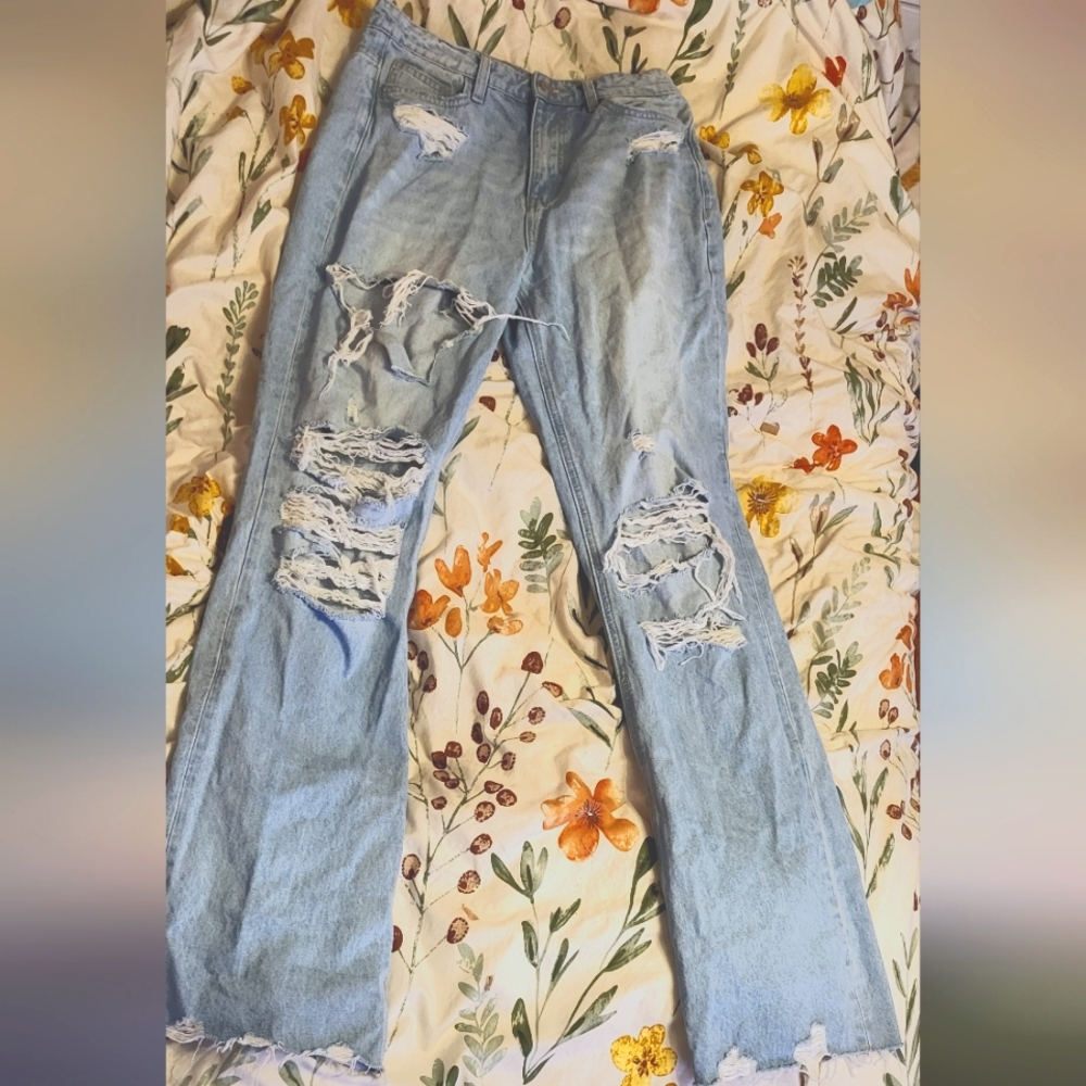 Flying monkey size 28 light wash